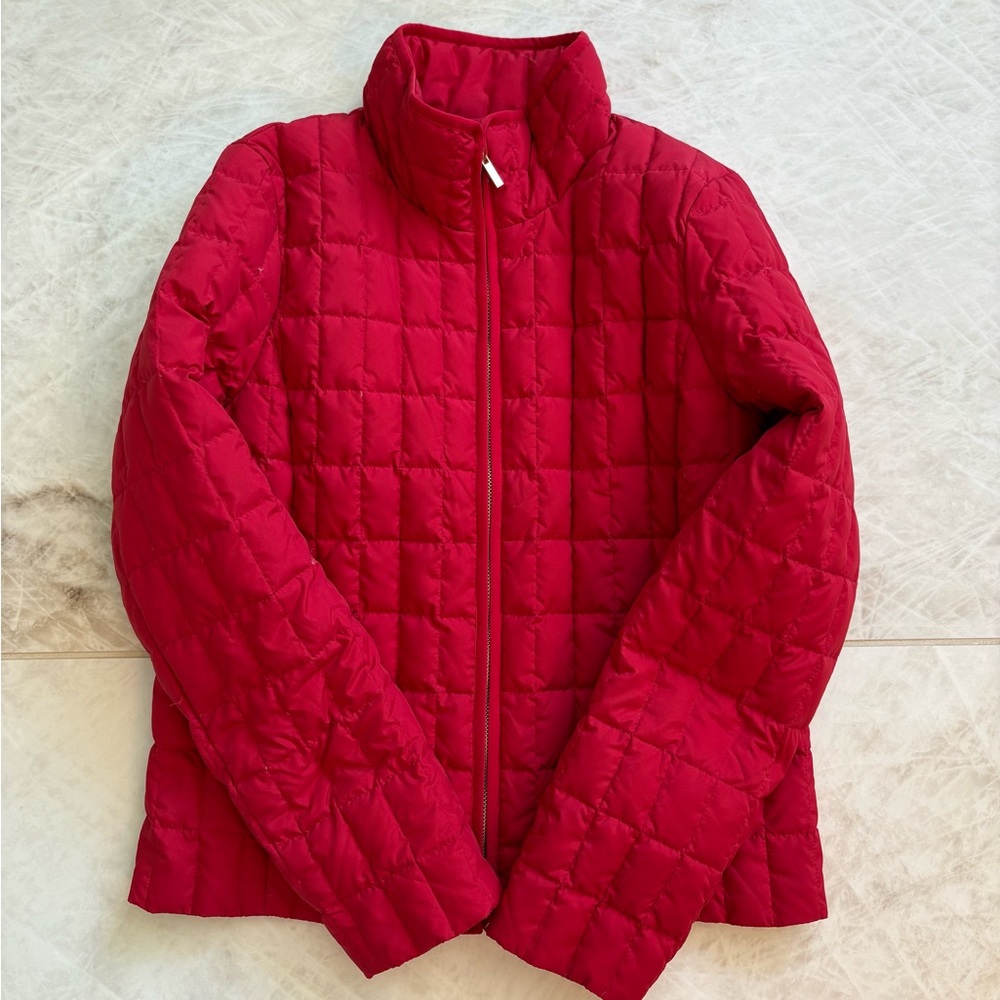 J.Crew Quilted Down Blend Coat
